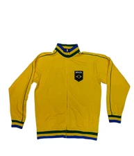 Brazil Rhinox Adult Men's Size Large Yellow/Blue Zipper Track Jacket