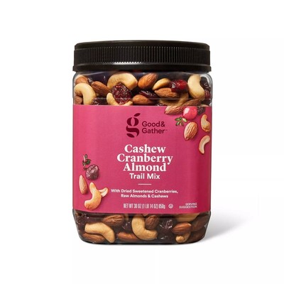 Cashew Cranberry Almond Trail Mix - 30oz - Good & Gather 