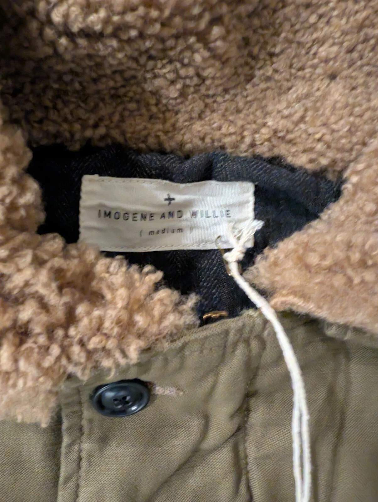 NWT Imogene + Willie Stitched "Lost" Deck Jacket Mens Size Medium Made in USA image 3