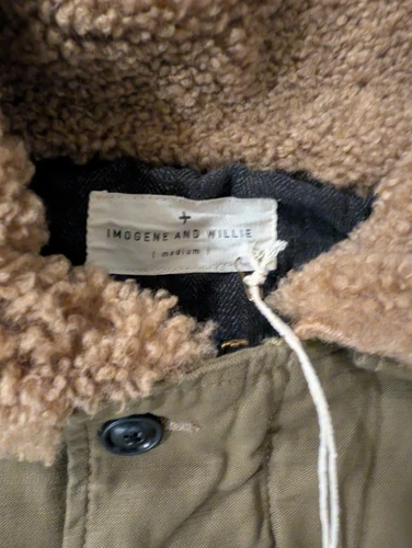 NWT Imogene + Willie Stitched "Lost" Deck Jacket Mens Size Medium Made in USA image 3