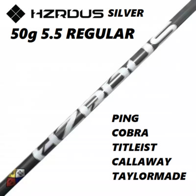 4th Gen HZRDUS SILVER 50g 5,5 REGULAR FLEX DRIVER SCHAFT PING, CALLAWAY, TAYLORMADE