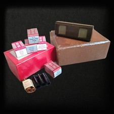 Antique Tru Vue 3 D Film Viewer Stereoscope 11 Films Boxes Bakelite Case Vintage