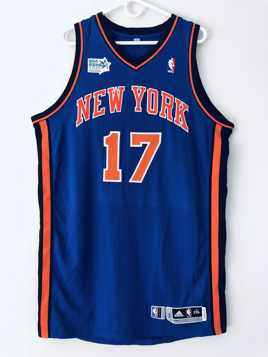 Jeremy Lin Authentic New York Knicks Jersey 2012 All Star Rising Stars  Rev30 2XL