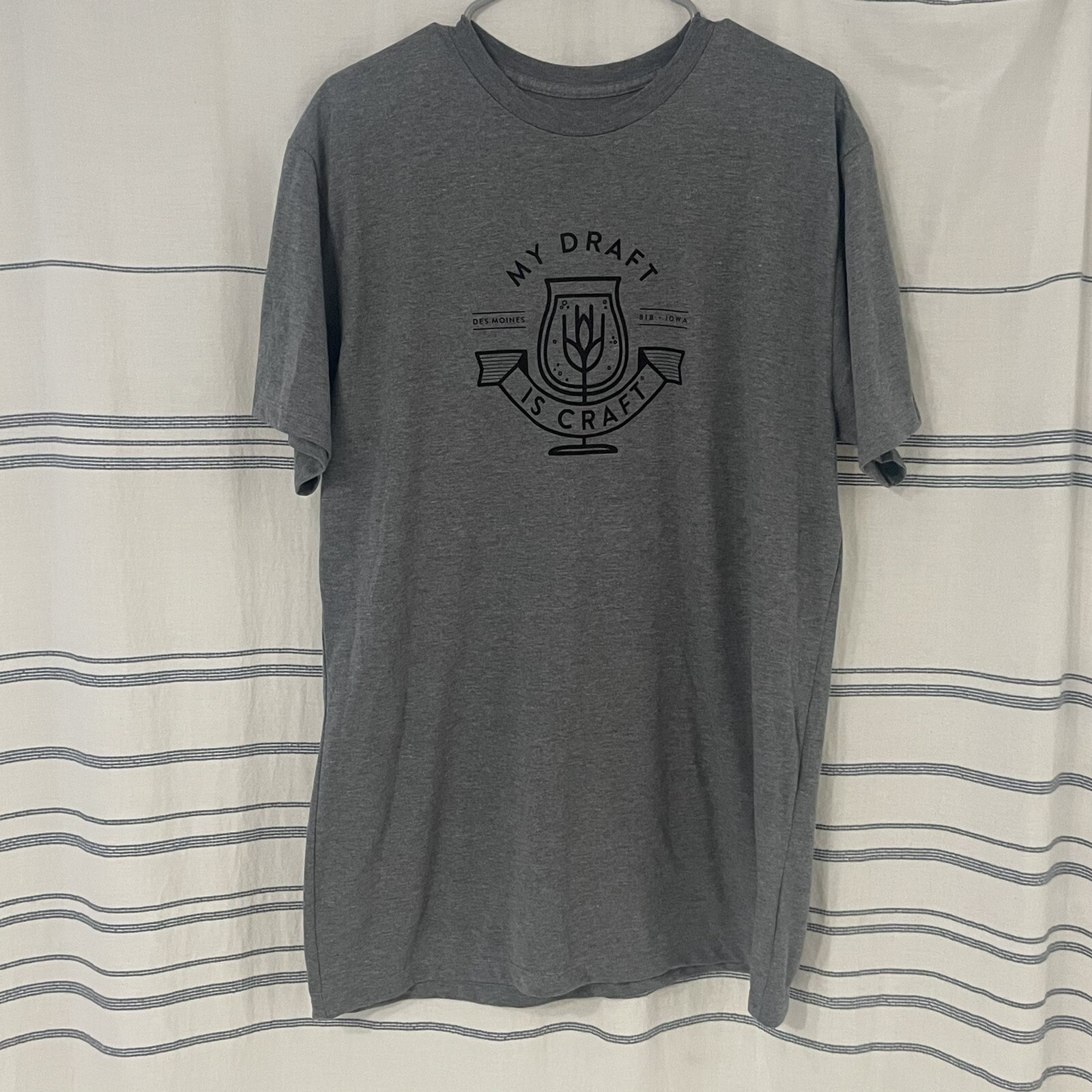 Craft Beer Des Moines Iowa State Fair Gray Mens size … Gem