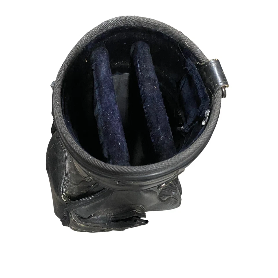 *PROMOCIÓN RARA* BOLSA DE GOLF CALLAWAY BIG BERTHA LOGO CUERO PERSONAL CON CUBIERTA PARA LLUVIA Foto 2 de 4