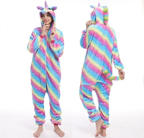 Disfraz Mono Unicornio Adulto Hombres Mujeres Carnaval Juegos con disfraces- - Imagen 3 de 11