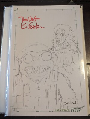 IDW TMNT Last Ronin 2 Eastman /Roiland Pencil Eastman Signed Variant M/NM