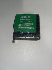 Vintage Manley Scaling Rule 6ft No 46 Medford Oregon Made In Usa Tape Measure
