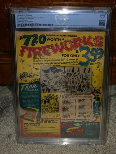 Action Comics #49 CBCS 3.0 DC 1942 Superman! 1st Puzzler! Free CGC Mylar! G8 cm - Picture 2 of 2