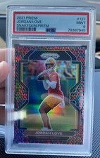 2021 Panini Prizm Jordan Love Snakeskin SSP PSA 9 - Packers