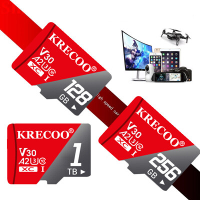 UHS-I Micro TF SD Card 1TB 256GB A2 U3 Memory Card High Speed SD Card Laptop