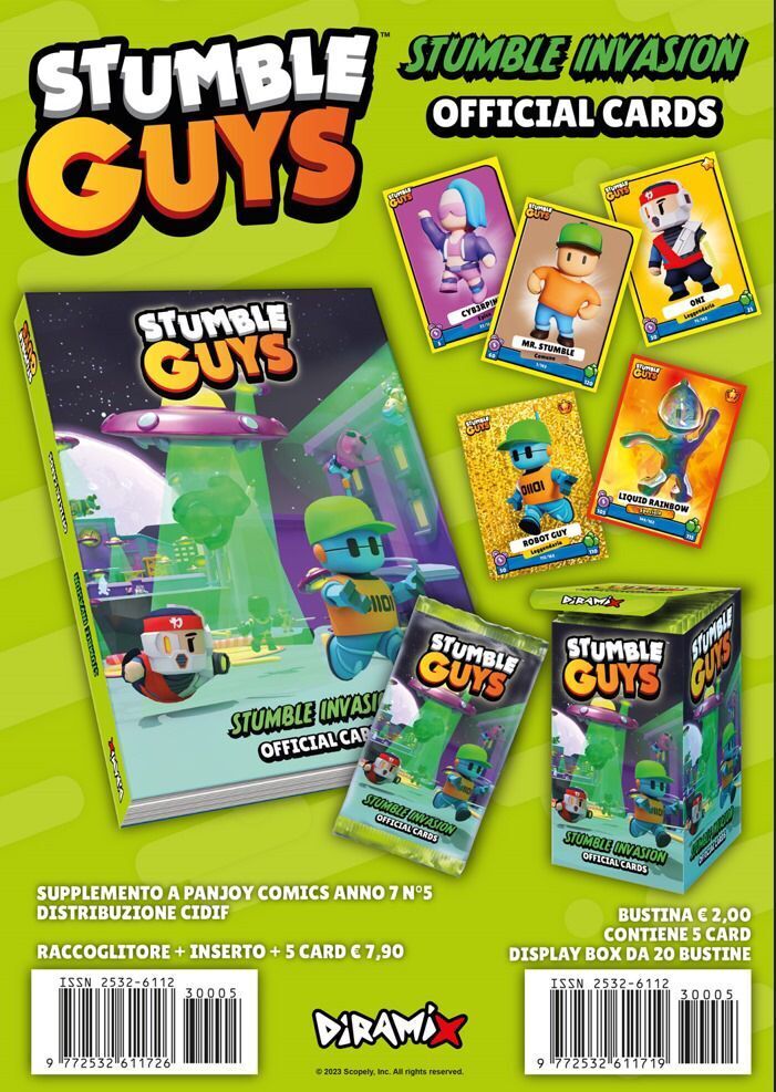 STUMBLE GUYS STUMBLE INVASION OFFICIAL CARD COLLECTION SERIE 2