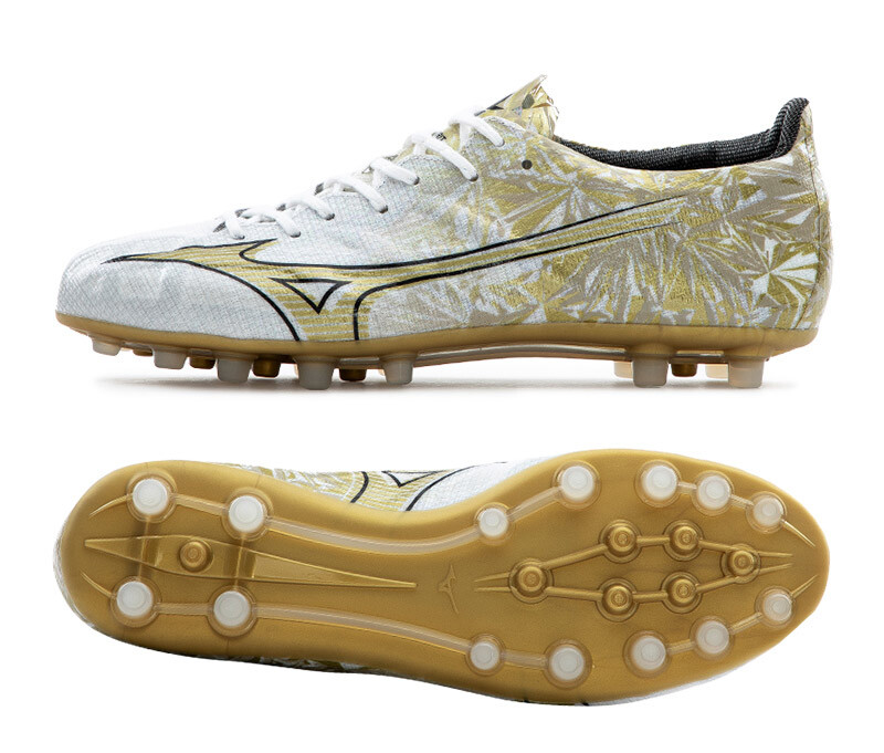 Mizuno アルファJapanホワイト/ゴールド MIZUNO ミズノアルファ JAPAN(ホワイト×ゴールド) P1GA246050
