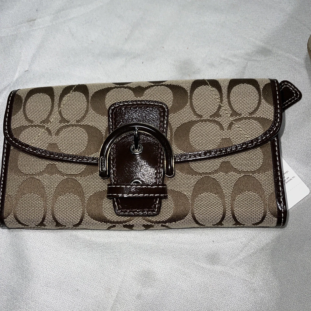 Authentic COACH M1126-F17094 Signature Hobo Shoulder Handbag SV 
