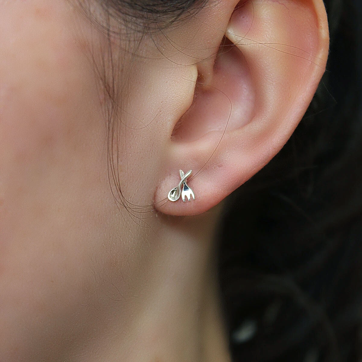 Spoon and fork earrings outlet