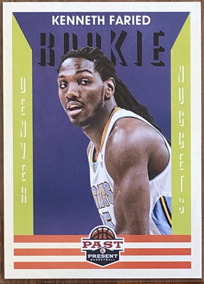 2012-13 KENNETH FARIED PANINI PAST & PRESENT ROOKIE CARD!