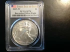 2019-W Burnished (Unc) Silver Eagle PCGS SP70 First Day of Issue - HOT item