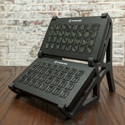 Stand for two “Elgato STREAMDECK XL” units placed vertically | eBay
