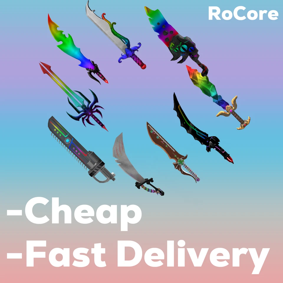 ROBLOX Murder Mystery 2 (MM2) Full Chroma Knife Set