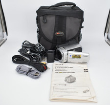 Sony Handycam DCR-SR45 Handheld Camcorder 30GB HDD Nightshot Bundle - TESTED ✅