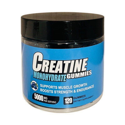 OEM Private Label Creatine Monohydrate Gummies 5000mg 120 Sugar-Free Vegan