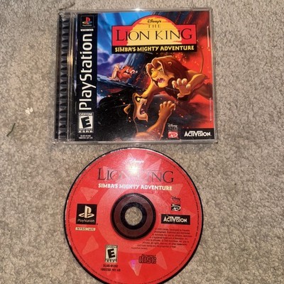 The Lion King Simba's Mighty Adventure PlayStation 1 Black label CIB