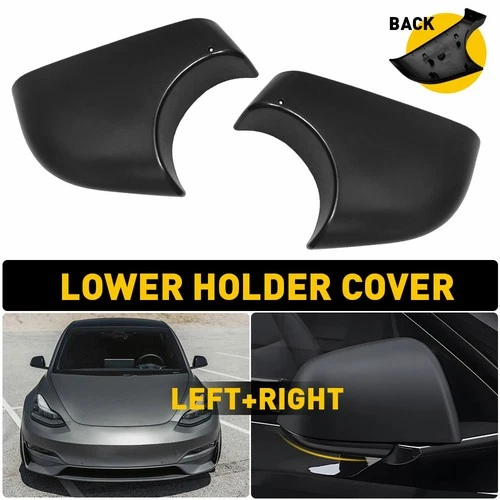 For 2020-2023 Tesla Model Y Left & Right Side Rearview Mirror Lower Cover Holder