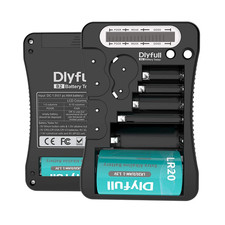 Battery Tester, LCD Display Universal Battery Checker for AA AAA C D 9V