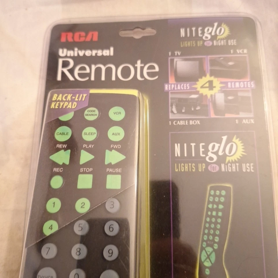 NEW RCA UNIVERSAL NITEGLO REM0TE CONTROL RCU4GLW - MULTI-BRAND USE - NEW - Image 2 of 4