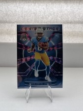 2025 Panini Mosaic Football Omarion Hampton Center Stage Chargers Purple #48/49
