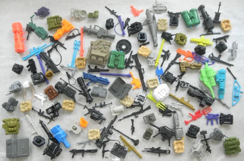 Vintage 1980s 1990s Accessories Weapons G.I. GI Joe Cobra Figure 3.75 ARAH Lot