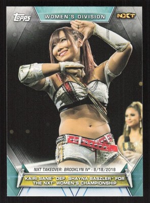 2019 Topps WWE Women's Division Kairi Sane def. Shayna Baszler #81