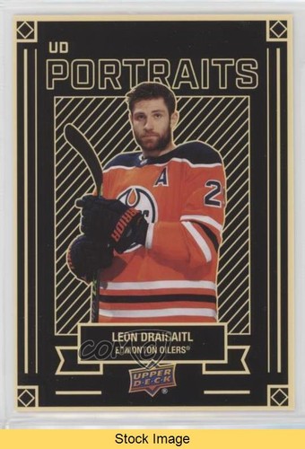 2022-23 Upper Deck Series 1 UD Portraits Leon Draisaitl #P-19 READ 0s9c - Picture 1 of 3