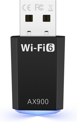 WiFi Adapter for Desktop PC, AX900 USB WiFi 6 Adapter with 5GHz/2.4GHz Dual