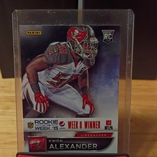 2016 Panini Kwon Alexander Rookie of the Week #8 Tampa Bay Buccaneers Card