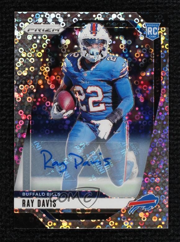 2024 Panini Prizm Rookies No Huddle Ray Davis #382 Rookie Auto RC 1k9t