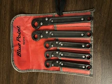 Blue Point Tools SAE HINGE JAW WRENCH SET - YA1215 With Pouch