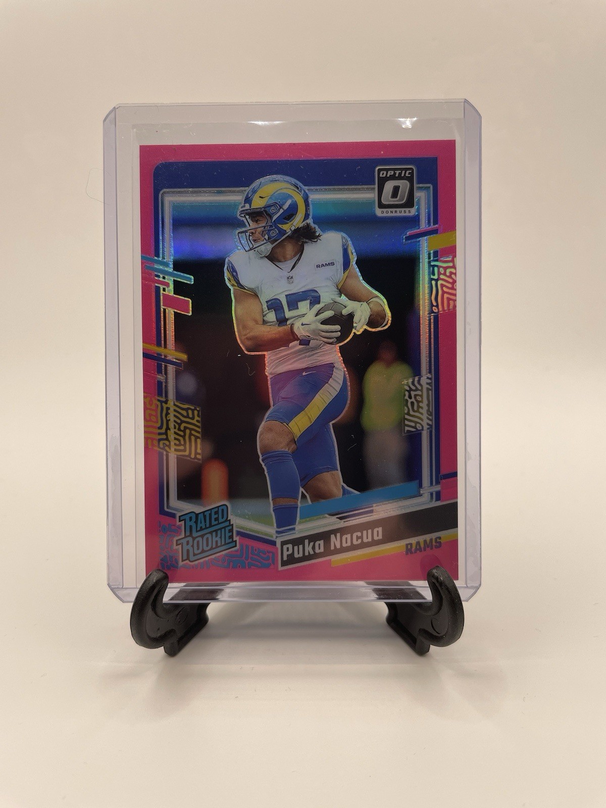 Puka Nacua 2023 Panini Donruss Optic Pink #238