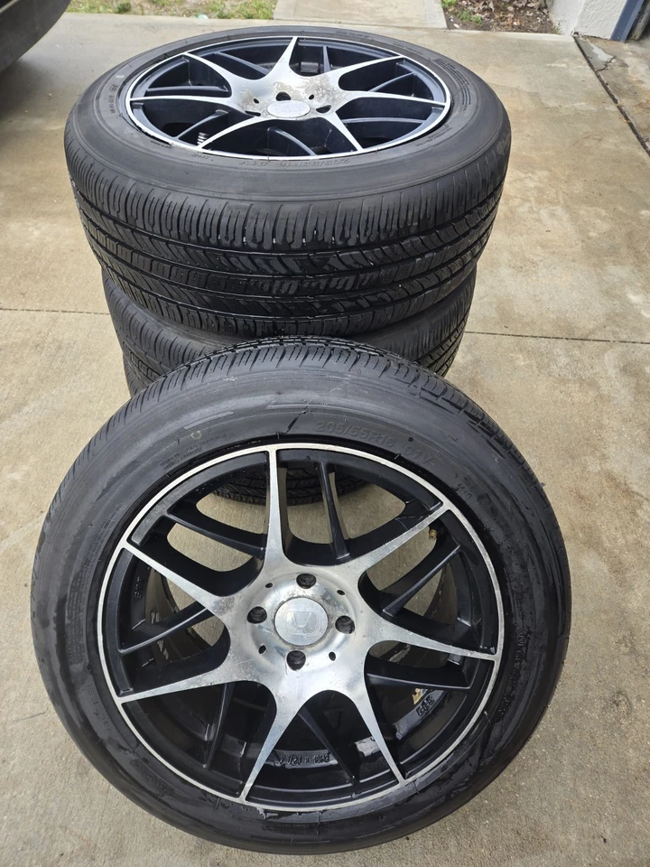Honda Acura 4 Lug Wheels BBS Rims 16 x 7.5 - Image 2 of 3