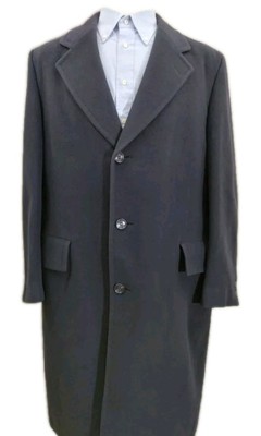 Vintage Malcolm Kenneth New York Men's Navy Mongolian Cashmere