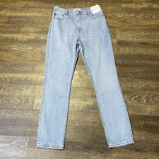 NEW Abercrombie  Fitch  90s Slim Straight Ultra High Rise Jeans Womens 32/14L