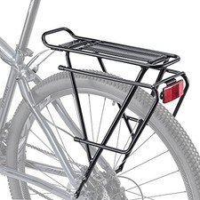 Rear Bike Rack Aluminum Cargo Carrier For 26-29 700c Wheels Rear Bike Rack Aluminum Cargo Carrier For 26-29 700c Wheels