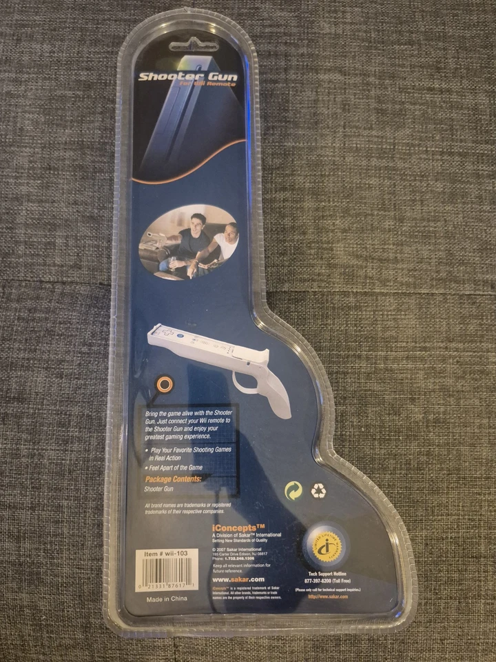 iConcepts Game Fury Shooter Gun for Wii Remote ~BRAND NEW~ - Image 2 of 2