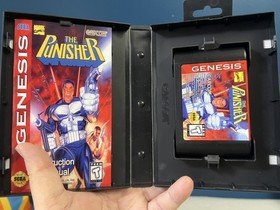 Punisher (Sega Genesis, 1994) Authentic Cart CIB 