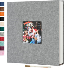 Large Photo Album Self Adhesive 3X5 4X6 5X7 8X10 Pictures Magnetic Scrapbook Lin
