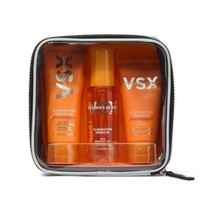 Victoria Secret Clementine Hibiscus Feel Energized 3 Piece Travel Set