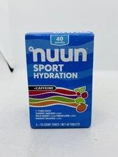 Nuun Sport + Caffeine Electrolyte Drink Tablets Multipack 4 Flavors EXP 9,11/25