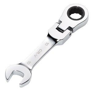 Draper Hi-Torq Stubby Flexible Head Ratchet Combination Spanner 10mm - Image 4
