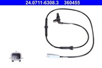 ATE Sensor Raddrehzahl Hinten Links Dacia Dokker Lodgy Renault Dokker Express