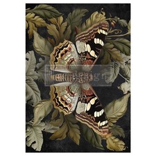 Butterfly Conservatory Tales A1 Fiber Decoupage Redesign with Prima